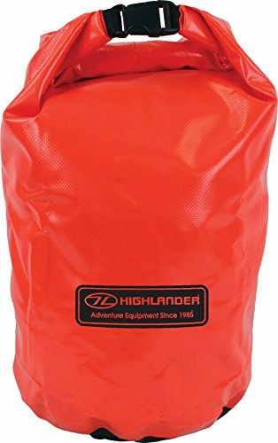 Wasserdichter PVC Packsack 15L 30L Schwarz Orange Verschiedene Größen und Farben (Orange, 15 l)