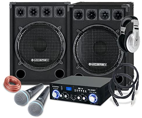 McGrey DJ Karaoke Set Completo Party-2500 1600W