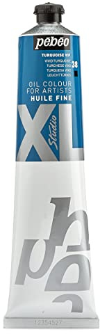 pebeo XL Ölfarbe, 200 ml, Leuchtendes Türkis, 200038, blau, 200ml