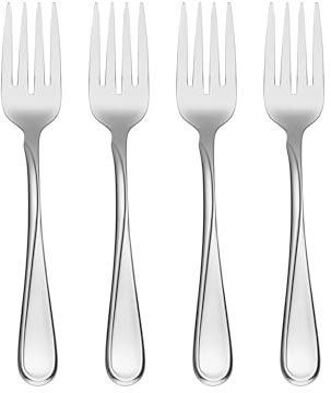 Oneida Flight Everyday Flatware Salad Forks, Set of 4