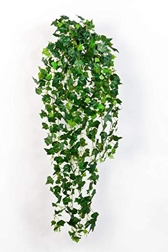 artplants.de Lierre Artificiel en Chute Jonathan, 705 Feuilles Vertes, 95cm - Feuillage Artificiel - Lierre Plastique