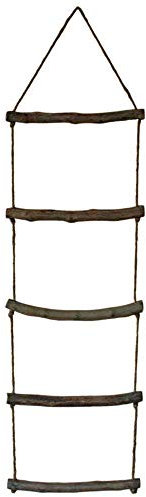 Driftwood Rope Ladder towel Rail 5 Rung