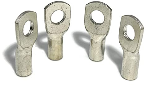 Exoda Kabelschuh 10mm2 M6 4x für Batteriekabel Kontaktstück für stabile Verbindungen ideal für Fahrzeuge und Solarprojekte korrosionsbeständig geeignet für Kupferkabel