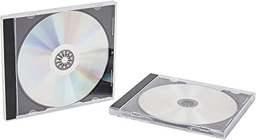 10 Single Standard 10mm CD Jewel Case With Black Tray by electronicWorld
