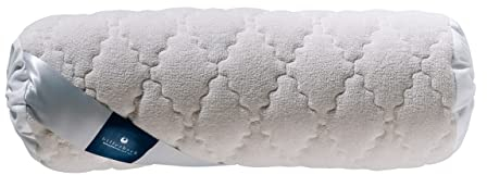 Billerbeck Rosshaar-Kissen | Bilind | 40 x 15 cm | Nackenrolle | hohe Elastizität | Feste Stützkraft | ohne optische Aufheller