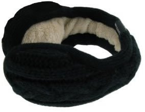 Kitsound Knitted Headphone Music Ear Muffs With In Built Speaker - Black