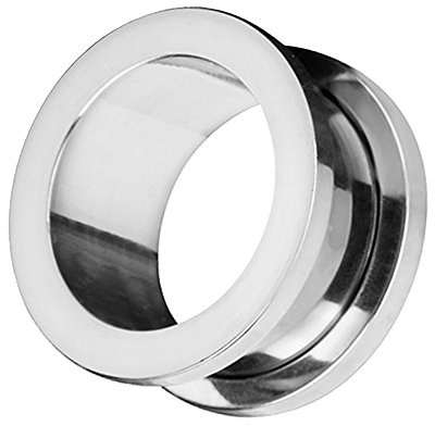 Piercingfaktor Flesh Tunnel Ohr Schraub Ear Plug Piercing Edelstahl Schraubverschluss 3 bis 42mm