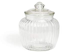 Excelsa Chic Barattolo Vetro, 14.5x14.5x18 cm