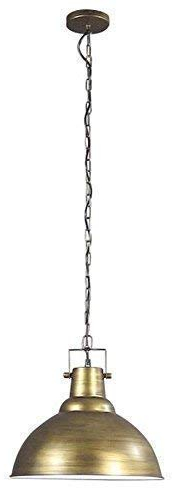 linoows Deckenleuchte, Pendelleuchte, Maritime Hänge Lampe, Schiffslampe Altmessing