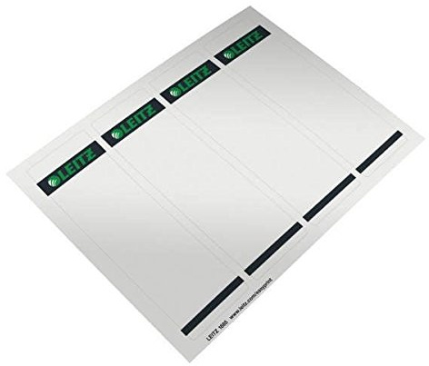 Rückenschild kurz breit grau LEITZ 16852085 25x4ST SK
