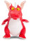 Room on The Broom Dragon Plush,Red/White Age 3+