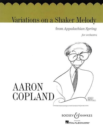 Variations on a Shaker Melody: from Appalachian Spring. orchestra. Partition.