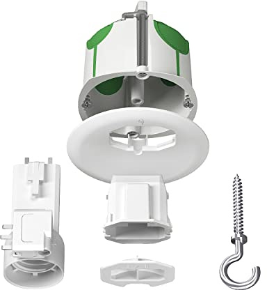 Schneider Electric - Multifix Air DCL, boîte de centre avec couv non affleur connect douille piton - IMT35023