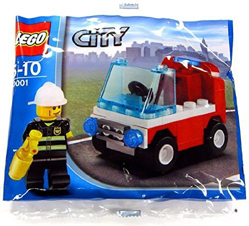 LEGO City: Fireman's Car Set 30001 (Bagged)