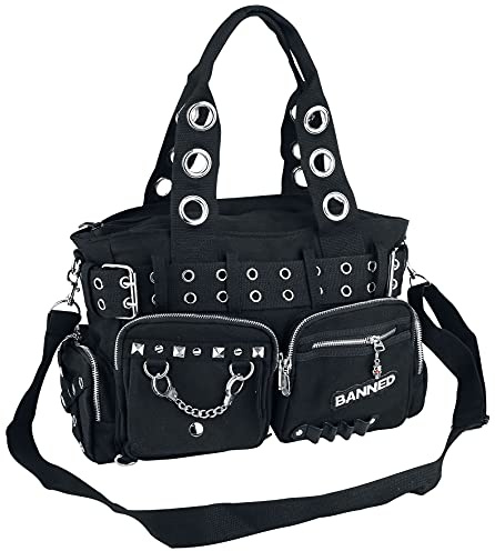 Banned Apparel Canvas Rockabilly Women's Shoulder Handbag