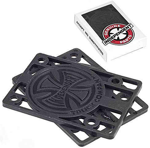 Indy Unabhängige Skateboard Riser Pads 2 Stück schwarz 1/20,3 cm