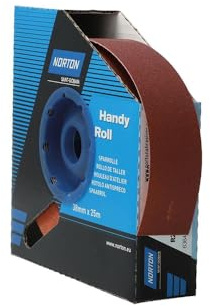 Norton Handy Rolls – Papier abrasif rouleau R222 38 mm 25 m G150