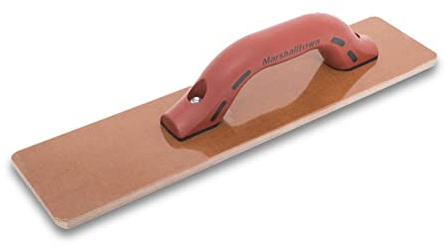 MARSHALLTOWN Resin Hand Float, 45.7 x 8.9 cm, DuraSoft Handle, Laminated Canvas Resin, Square End, Made in USA, 4528D