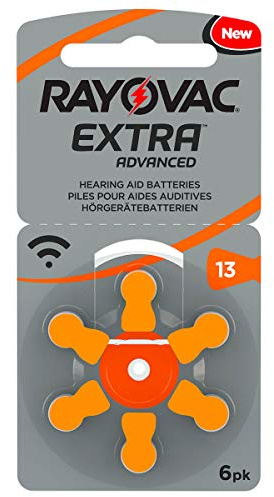 60 Rayovac 13 extra avancerade hörselceller/PR48 hörselcell/batterier för hörapparater / 13AE, A13, DA13, P13, PR13H