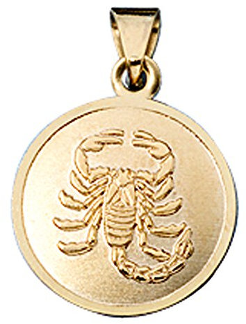 Jobo Sternzeichen-Anhänger Skorpion aus 8 Karat 333 Gold
