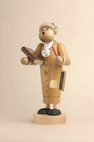 Rökarfigur lärare 26 cm ny rökningsfigur rökare rökare rökare Erzgebirge