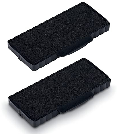 Trodat Ersatzkissen 6/55 für Professional 5205 schwarz 2 Stück, wischfest | kein Verblassen - lichtecht, Abdruck rasch trocknend, dokumentenecht, archivierbar