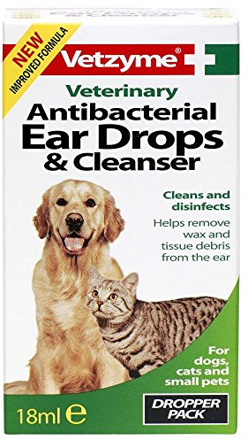 Vetzyme Antibacterial Pet Eardrops & Cleanser
