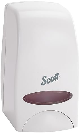 Scott® Essential™ High Capacity Manual Skin Care Dispenser (92144), White, 1.0 L capacity, 4.85 x 8.36 x 5.43 (Qty 1)
