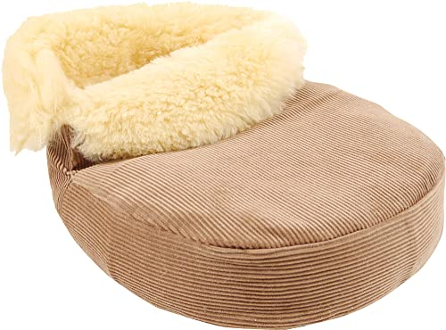 Kaiser Naturfellprodukte 64004 Fußwärmer Medi Cord Beige