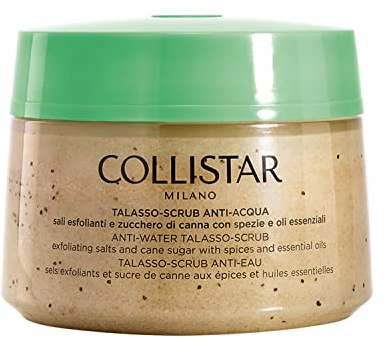 Collistar Anti-Wasser-Thalasso-Peeling, Körperpeeling mit Pflanzenölen für eine weiche und geschmeidige Haut, Meeressalze und Rohrzucker für eine revitalisierende Wirkung, für alle Hauttypen, 700 g