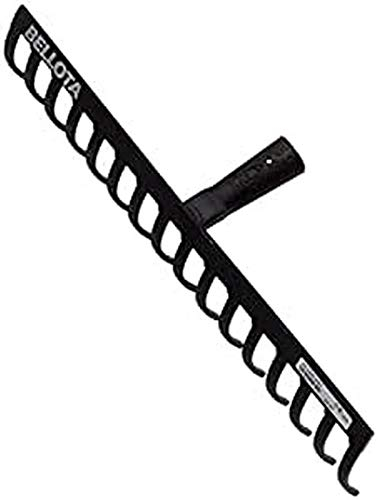 Bellota 951-18 - Rastrello da Giardino con 18 Denti - Testa di Acciaio - Rastrello di Media Intensità per Giardinaggio - Manico Non Incluso