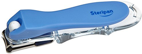 Steripan - Coupe Ongles à Tête Rotative - Mâchoire Arrondie - Coupe Nette et Sans Fatigue