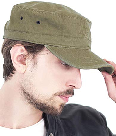 Atlantis Army Cap Unisex Cap schwarz 100% Baumwolle Basics, Punk, Rockwear