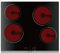 BRANDT - Table vitrocéramique - BPV6420B - 4 zones - Puissance totale : 6 kW - Commandes sensitives - 9 positions de cuisson - 4 minuteries - Verrouillage clavier - Auto stop - noir