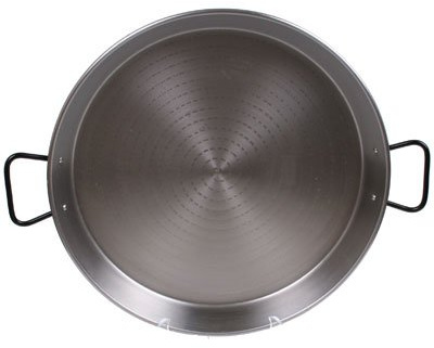 Garcima Paella Pfanne Stahl poliert, grau, 65 cm, 1 Stück