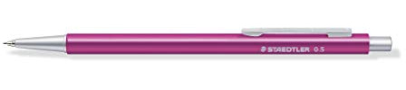 STAEDTLER Druckbleistift Organizer Pen pink (hochwertiger Druckbleistift aus Aluminium, ideal für Zeitplaner, 0,5 mm Feinmine Marsmicro, Härtegrad HB, Radiertip, 9POP42305 ST)