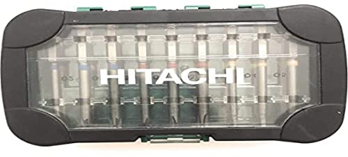 HiKOKI 750361 - Set 18 Screw Bits extra-largas, 75 mm, PH1-2-3, PZ1-2-3, Plat 4.5 – 6.5, Hex 3-4-5, T10-15-20-25-27-30-40