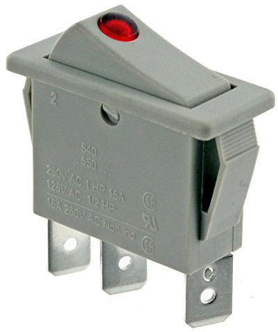 Dimplex Storage Convection Heater On/Off Neon South Pole Rocker Switch