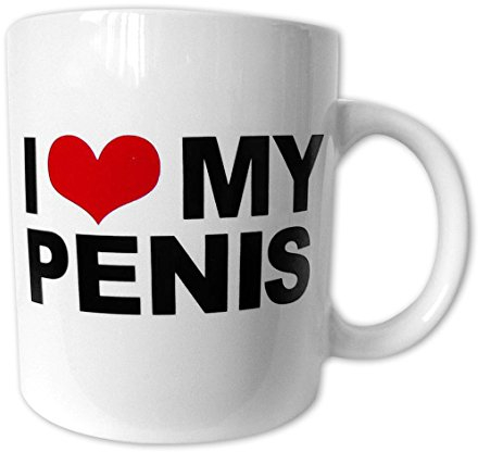 Close Up I Love My Penis Tasse/Kaffeetasse aus Keramik