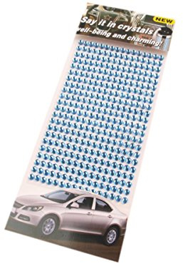 Schnoschi 352 Perlen blau 5mm selbstklebend, Dekosteine, Schmucksteine, Kristalle, Karten, viele Farben