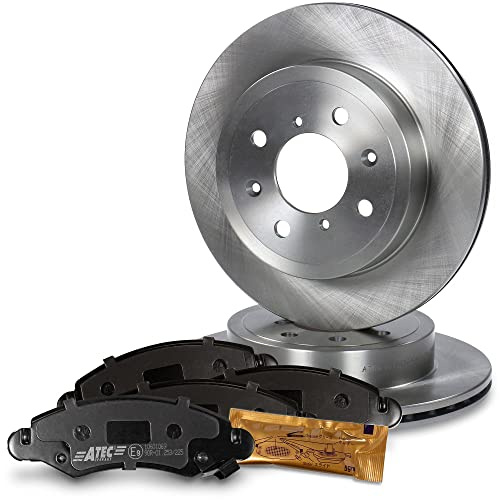 BESTPRICE ATP Bremsenset Vorderachse inkl. Bremsscheiben Belüftet Ø 253 mm +