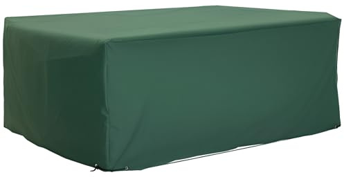 Outsunny Housse de Protection Étanche 210L x 140l x 80H cm Vert | 600D Oxford Tissu, Housse Salon de Jardin, Bâche Salon de Jardin Extérieur, Imperméable, Rectangulaire