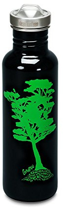 Klean Kanteen Edelstahl Trinkflasche - Classic Graphics Collection 800ml 27 oz, Größe:0.800 Liter, Farbe:Grow