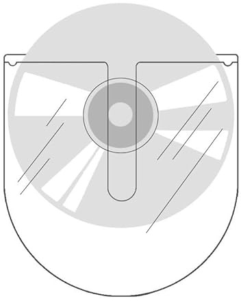 KLEBESHOP24 CD-Hüllen selbstklebend, transparent, oben offen, 20 Stück | zum Einkleben, für CD, DVD, Blu-ray
