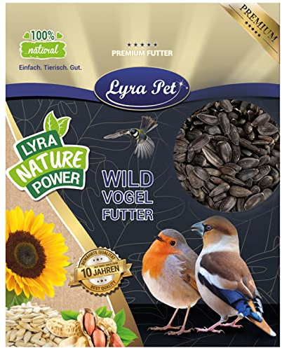 Lyra Pet® 10 kg Sonnenblumenkerne schwarz Vogelfutter Wildvögel