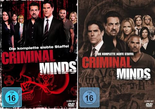 Criminal Minds - Die komplette 7. + 8. Staffel (10-Disc | 2-Boxen)