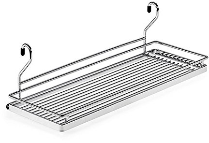 Kesseböhmer Ablage, Metall, verchromt, 16.8 x 46.9 cm