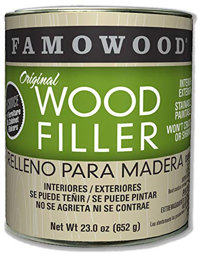 FamoWood 36021100 Original Wood Filler, 23 oz
