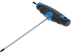 GEDORE Clé coudée pour vis à 6 pans creux, Poignée en T 2C et tête sphérique, Taille 3 mm, Longueur 152 mm, DT 2142 3