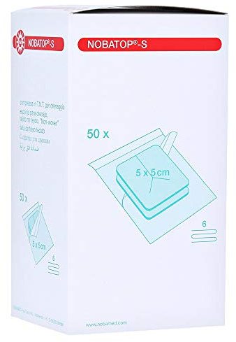 NOBATOP S Kompressen 5x5 cm steril 50x2 Stück